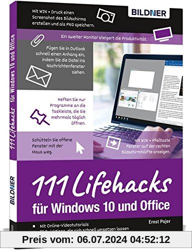 Lifehacks für Windows 10 und Office: 111 Profi-Tipps für Anwender