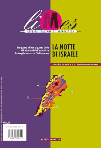 Limes. Rivista italiana di geopolitica. La notte di Israele (2024) (Vol. 9) von Gedi (Gruppo Editoriale)