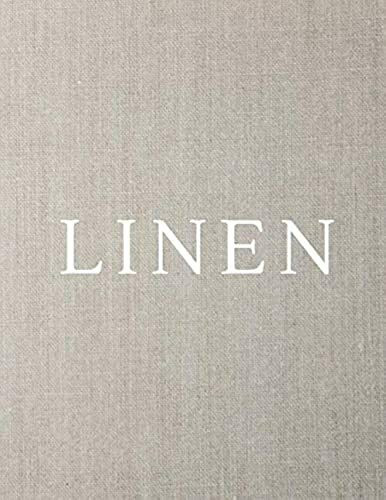 Linen: A Decorative Book │ Perfect for Stacking on Coffee Tables & Bookshelves │ Customized In...