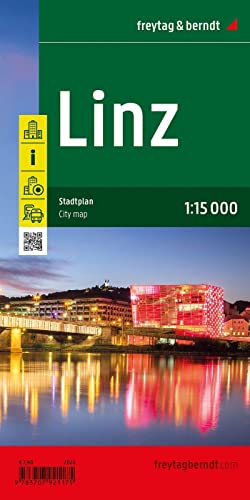 Linz, Stadtplan 1:15.000, freytag & berndt (freytag & berndt Stadtpläne) von FREYTAG-BERNDT UND ARTARIA