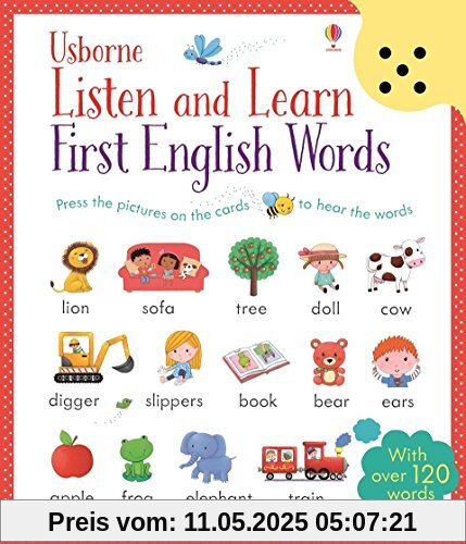 Listen and Learn First English Words: With over 120 words