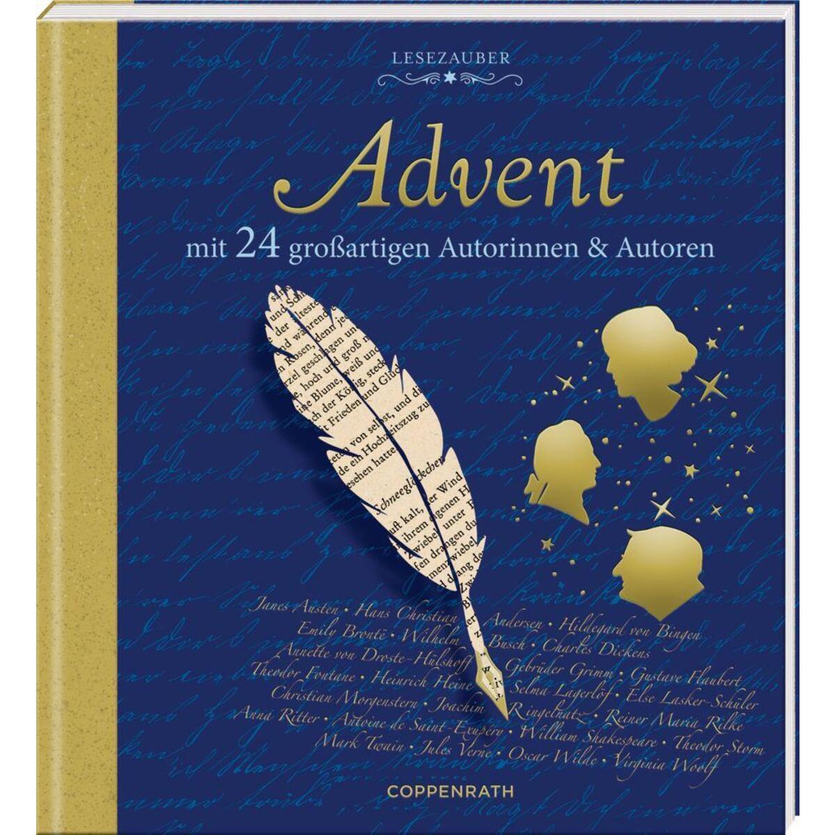 Literarisches Adventskalenderbuch zum Aufschneiden von Coppenrath