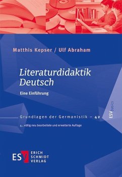 Literaturdidaktik Deutsch von Erich Schmidt Verlag
