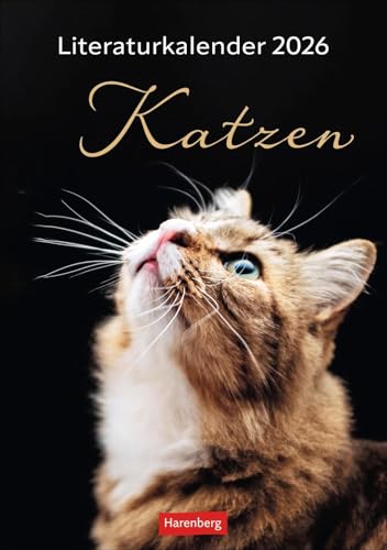 Literaturkalender Katzen Wochen-Kulturkalender 2026: 53 Katzenporträts und katzenverliebte Literaturauszüge in einem Wochenkalender 2026. Dekorativer ... (Wochen-Kulturkalender Harenberg) von Harenberg
