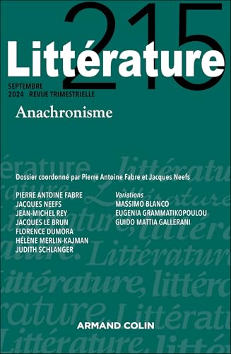 Littérature Nº215 3/2023: Anachronisme