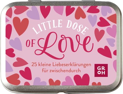 Little Dose of Love: 25 kleine Liebeserklärungen für zwischendurch | Süße Metalldose mit Liebesbotschaften als romantisches Geschenk für Valentinstag, Jahrestag, o.ä. Little Dose of Love: 25 kleine Liebeserklärungen für zwischendurch | Süße Metalldose mit Liebesbotschaften als romantisches Geschenk für Valentinstag, Jahrestag, o.ä. von Groh