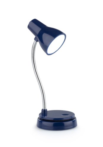 Little Lamp - LED Booklight Leselampe - Blau: Retro-Buchleuchte und Mini-Tischlämpchen
