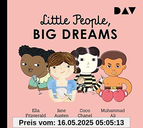 Little People, Big Dreams® – Teil 2: Ella Fitzgerald, Jane Austen, Coco Chanel, Muhammad Ali: Hörspiele mit Peter Lontzek, Dirk Petrick u.v.a. (1 CD)