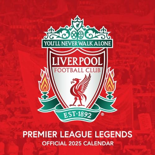 Liverpool FC Legends Square Calendar 2025 Liverpool FC Legends Square Calendar 2025
