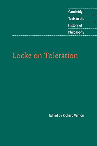 Locke on Toleration (Cambridge Texts in the History of Philosophy)