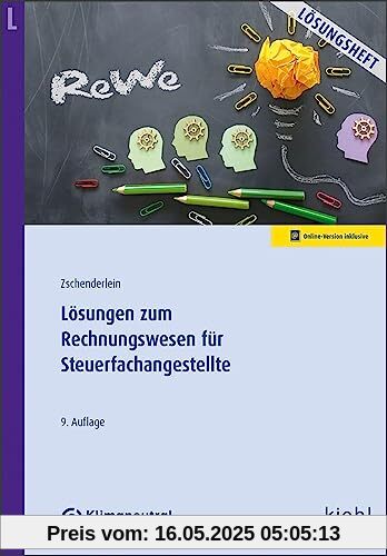Lösungen zum Rechnungswesen für Steuerfachangestellte