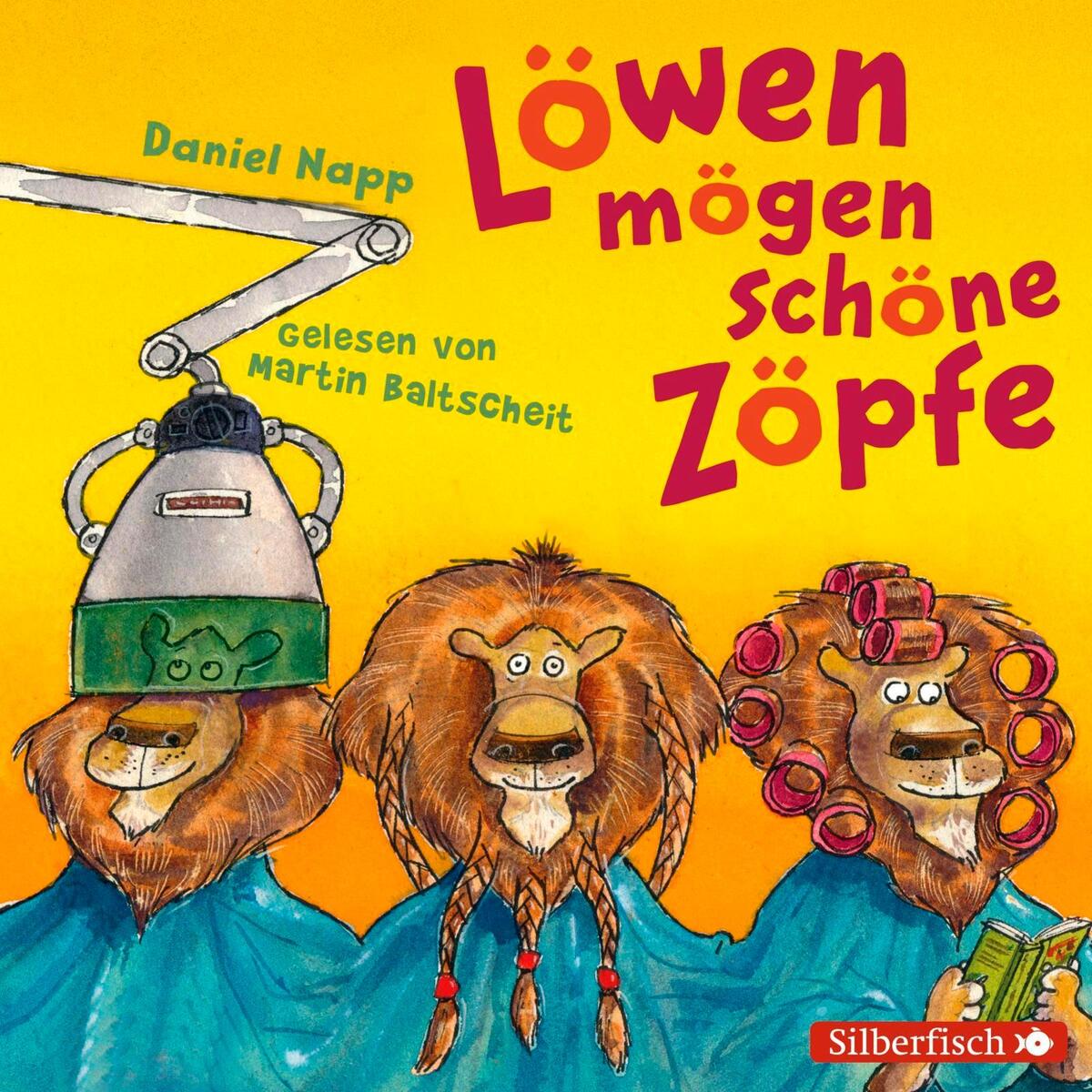 Löwen mögen schöne Zöpfe von Silberfisch