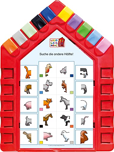 Logo Lernhaus: Set 1 Kinderwissen 3-4-jährige Kinder (Logo Lernhaus: Mein Lernsteckspiel: Spielen - Lernen - Kontrollieren) Logo Lernhaus: Set 1 Kinderwissen 3-4-jährige Kinder (Logo Lernhaus: Mein Lernsteckspiel: Spielen - Lernen - Kontrollieren)