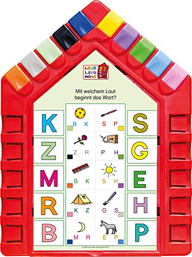 Logo Lernhaus: Set 2 Vorschulwissen 4-5-jährige Kinder (Logo Lernhaus: Mein Lernsteckspiel: Spielen - Lernen - Kontrollieren)