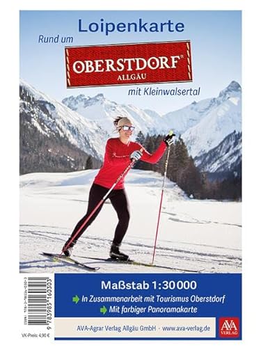 Loipenkarte Rund um Oberstdorf von AVA-Agrar