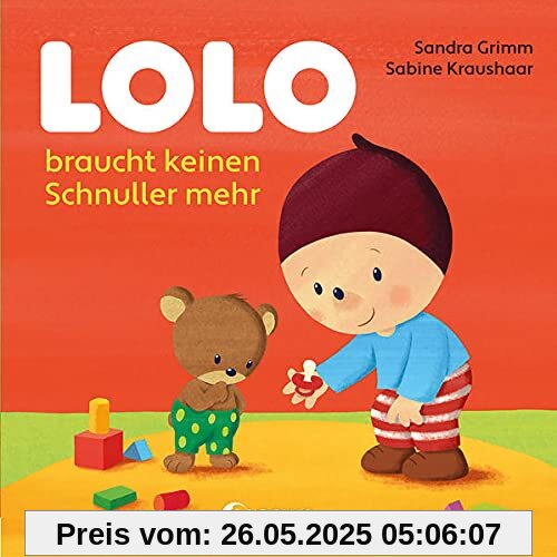 Lolo braucht keinen Schnuller mehr: Pappbilderbuch für Kleinkinder ab 18 Monate - Starke Kontraste fördern die Wahrnehmung (Loewe von Anfang an)