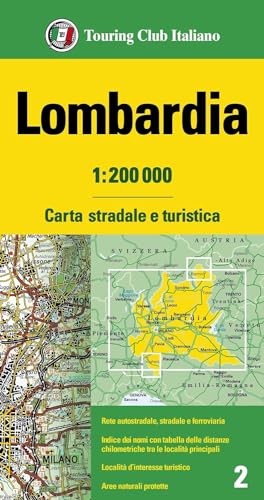 Lombardy (2) (Carta stradale e turistica, Band 2)
