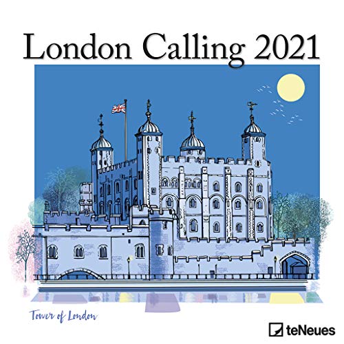 London Calling 2021 - Wand-Kalender - Broschüren-Kalender - 30x30 - 30x60 geöffnet von teNeues Calendar & Statio