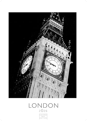 London schwarz-weiss 2026 S 29x21cm von CASARES EDITION