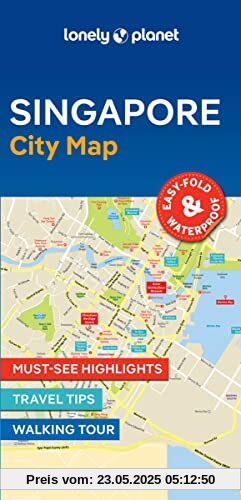 Lonely Planet Singapore City Map 2 Lonely Planet Singapore City Map 2