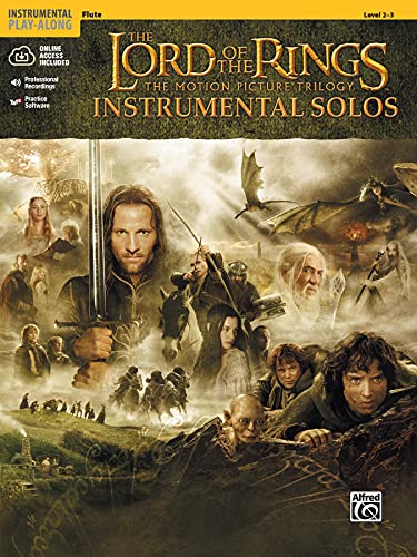 Lord of the Rings Instrumental Solos: Flute (The Lord of the Rings; the Motion Picture Trilogy): The Motion Picture Trilogy (incl. Online Code) von Alfred Music
