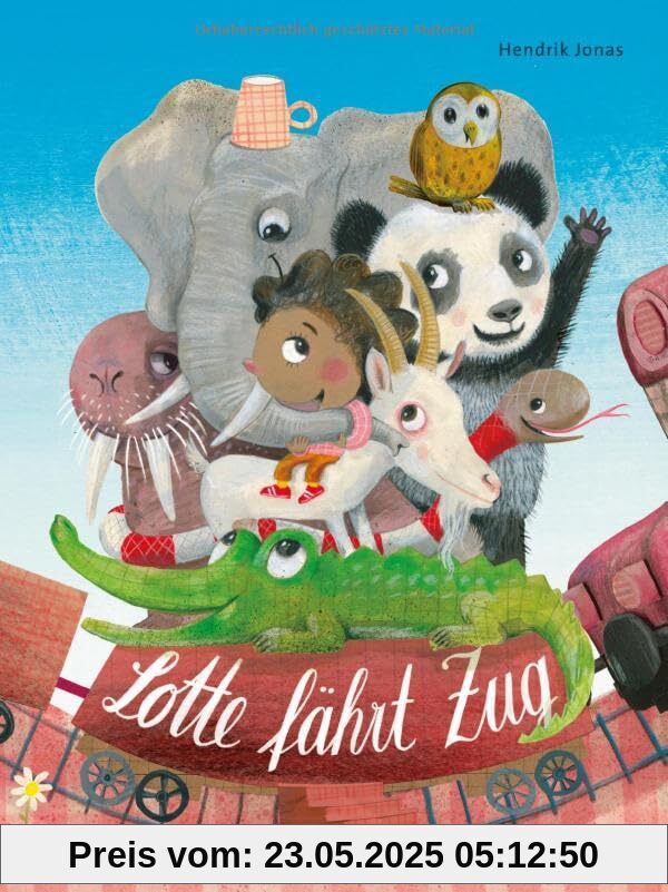 Lotte fährt Zug