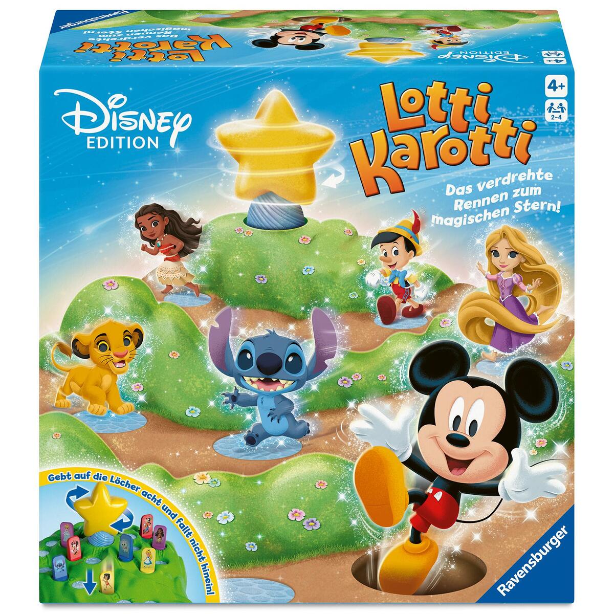 Lotti Karotti - Disney Edition - Kinderspiel ab 4 Jahre von Ravensburger Spieleverlag