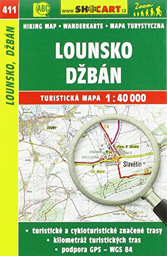 Lounsko, Džbán / Laun, Krugwald (Wander - Radkarte 1:40.000) (SHOCart Wander - Radkarte 1:40.000 Tschechien, Band 411) von SHOCart