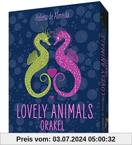 Lovely Animals Orakel: 44 Krafttierkarten für Erwachsene und Kinder (Krafttier Fuchs, Elefant, Eichhörnchen...Orakel Deutsch):