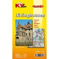Lüdinghausen & Seppenrade, KVplan, Radkarte/Freizeitkarte/Stadtplan, 1:25.000 / 1:15.000 / 1:7.500