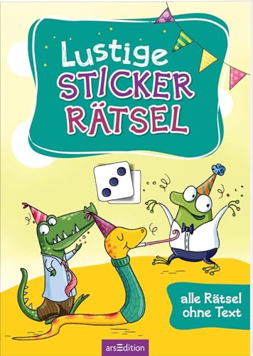 Lustige Sticker-Rätsel: Alle Rätsel ohne Text | Aufgaben mit Stickern ab 4 Jahren von arsEdition