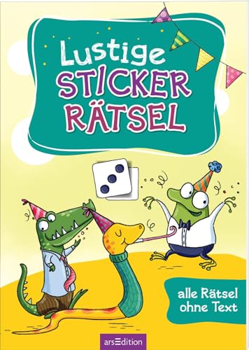 Lustige Sticker-Rätsel: Alle Rätsel ohne Text | Aufgaben mit Stickern ab 4 Jahren von Ars Edition