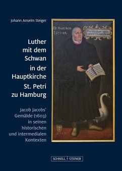 Luther mit dem Schwan in der Hauptkirche St. Petri zu Hamburg von Schnell & Steiner