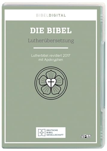 Lutherbibel revidiert 2017 - Reihe BIBELDIGITAL: Die Bibel nach Martin Luthers Übersetzung. Mit Apokryphen; CD-ROM in DVD-Box von Deutsche Bibelges.