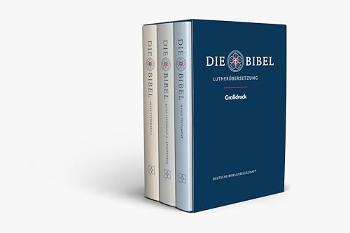 Lutherbibel revidiert 2017: Dreibändige Gesamtausgabe im Großdruck. Mit Apokryphen