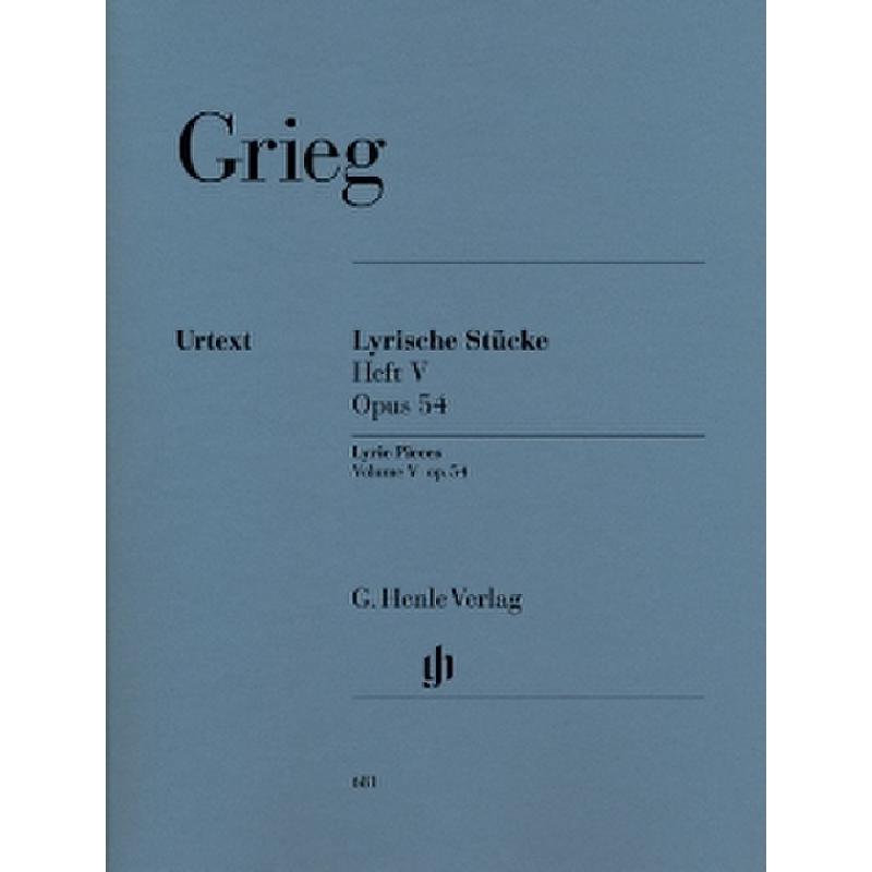 Lyrische Stücke 5 op 54 Lyrische Stücke 5 op 54