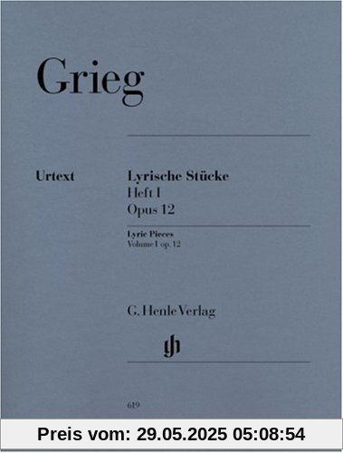 Lyrische Stücke Heft I, op. 12. Klavier: Klavier zu zwei Händen Lyrische Stücke Heft I, op. 12. Klavier: Klavier zu zwei Händen
