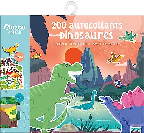 MA POCHETTE D'ARTISTE - AUTOCOLLANTS DINOSAURES
