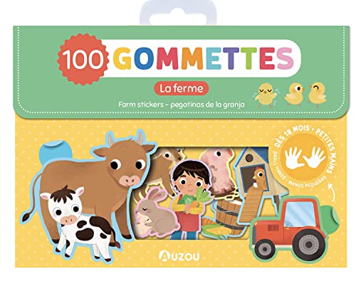 MA POCHETTE DE GOMMETTES - LA FERME: 100 gommettes von AUZOU