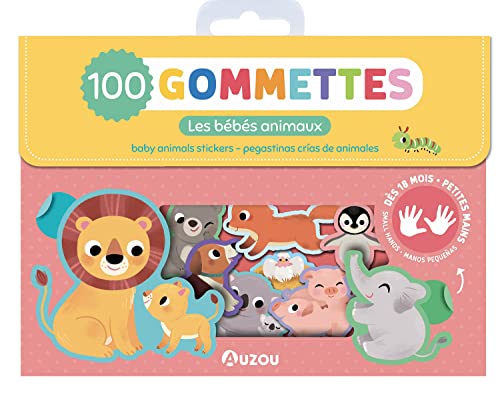 MA POCHETTE DE 100 GOMMETTES - LES BÉBÉS ANIMAUX