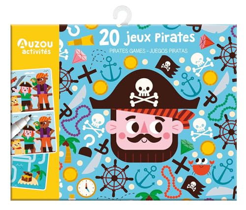 MA POCHETTE DE JEUX - 20 JEUX PIRATES von AUZOU