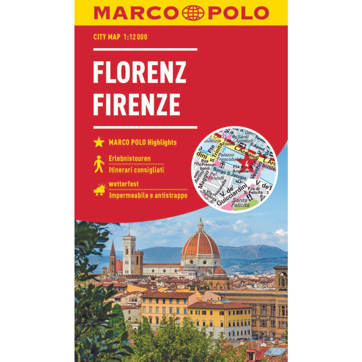 MARCO POLO Cityplan Florenz 1:12.000 von Mairdumont