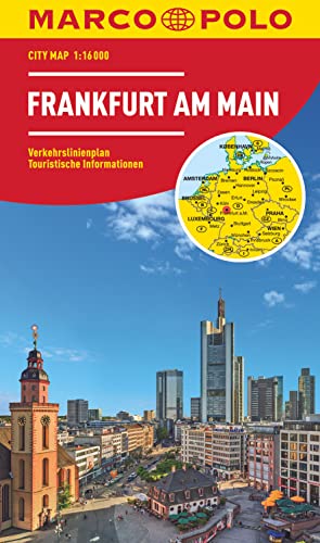 MARCO POLO Cityplan Frankfurt am Main 1:16.000: Verkehrslinienplan, Touristische Informationen von MAIRDUMONT