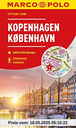 MARCO POLO Cityplan Kopenhagen 1:12.000