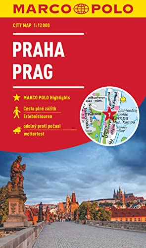 MARCO POLO Cityplan Prag 1:12.000: Verkehrslinienplan, Straßenverzeichnis, Praktische touristische Informationen