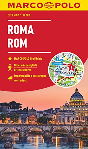 MARCO POLO Cityplan Rom 1:12.000: Verkehrslinienplan, Straßenverzeichnis, Praktische touristische Informationen