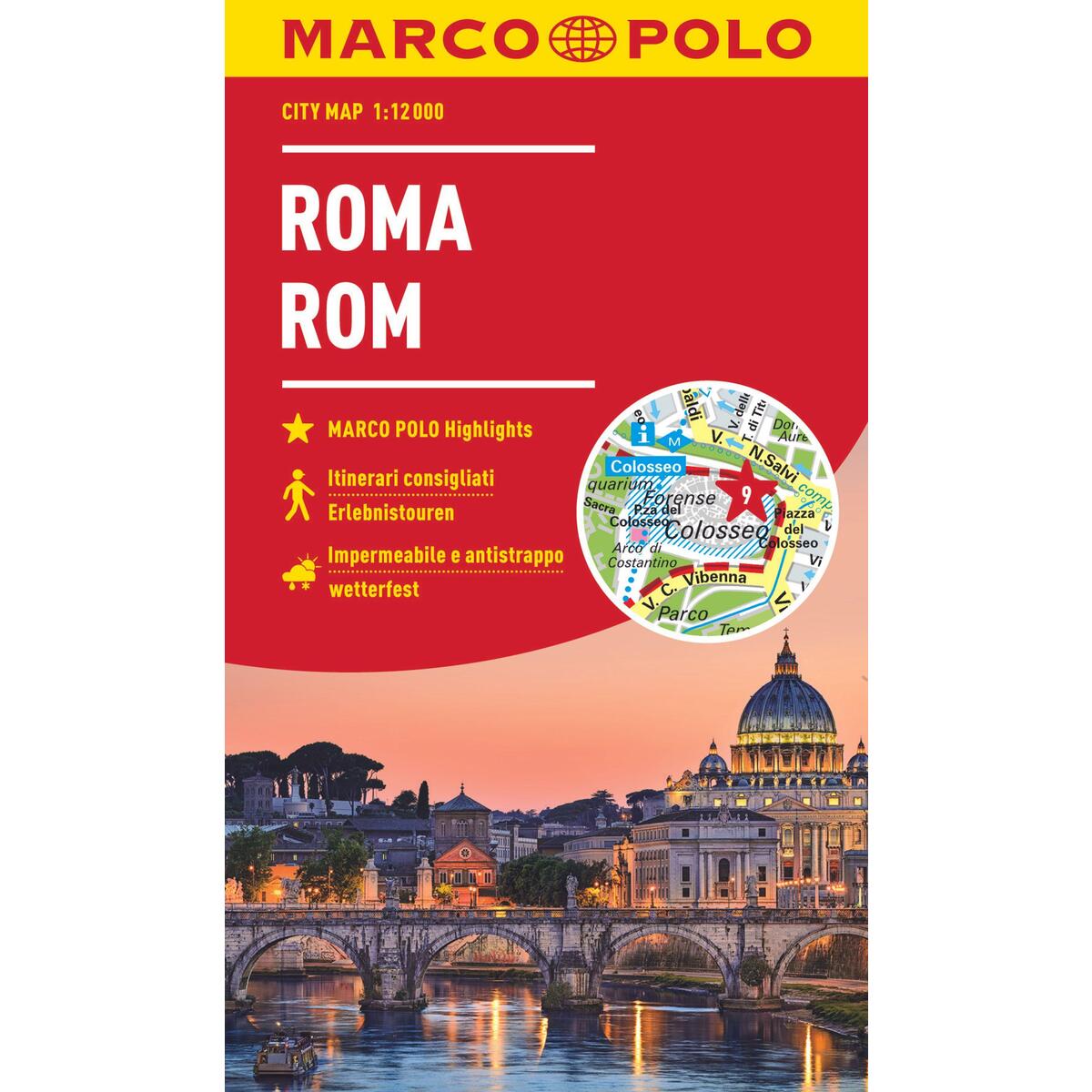 MARCO POLO Cityplan Rom 1:12 000 von Mairdumont