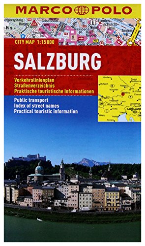 MARCO POLO Cityplan Salzburg 1:15 000: Verkehrslinienplan, Straßenverzeichnis, Praktische touristische Informationen (MARCO POLO Citypläne)
