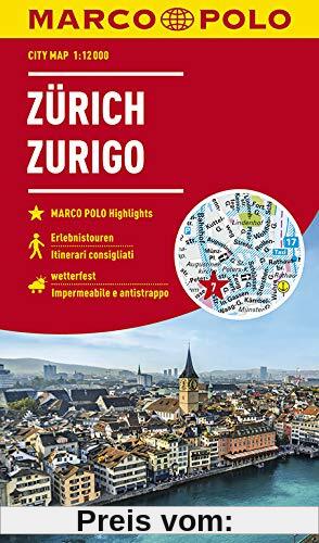 MARCO POLO Cityplan Zürich 1:12 000 (MARCO POLO Citypläne)