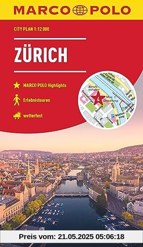 MARCO POLO Cityplan Zürich 1:12.000